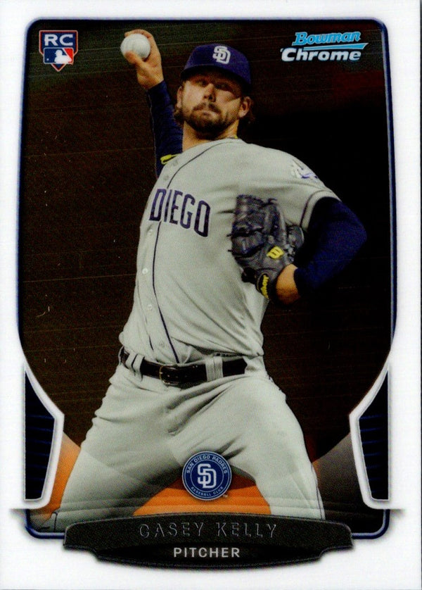 2013 Bowman Chrome Casey Kelly #11 Rookie