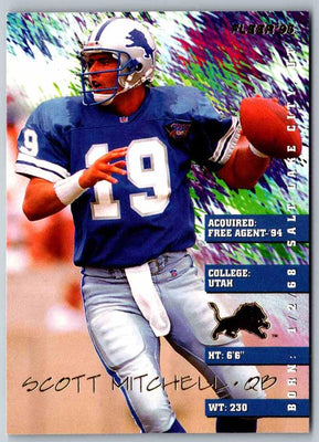 1995 Fleer Scott Mitchell #125