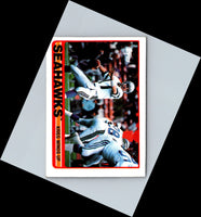 1989 Topps 1000 Yard Club Curt Warner #22