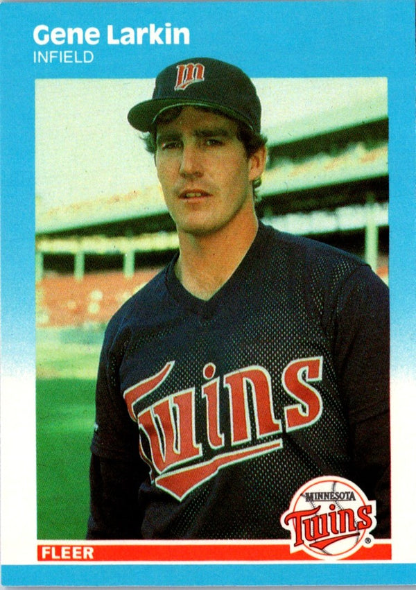 1987 Fleer Update Glossy Gene Larkin #U-59