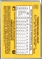 1986 Donruss Tom Foley #549