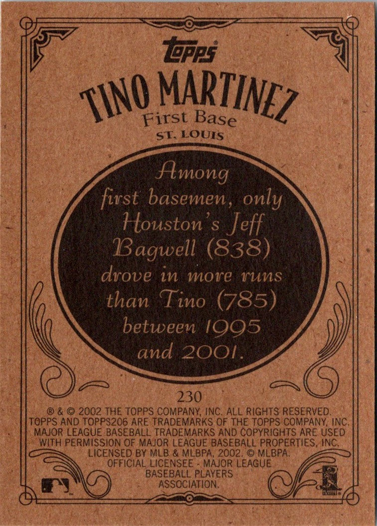 2002 Topps 206 Tino Martinez