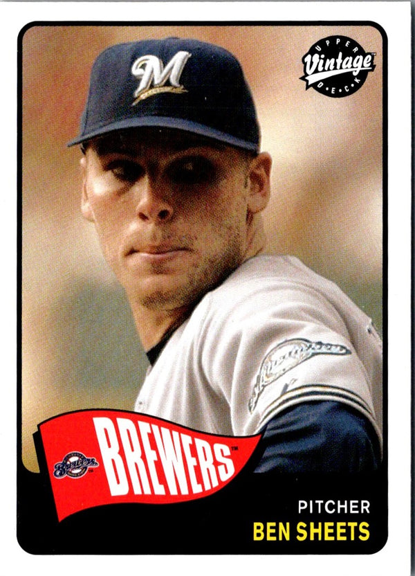 2003 Upper Deck Vintage Ben Sheets #40