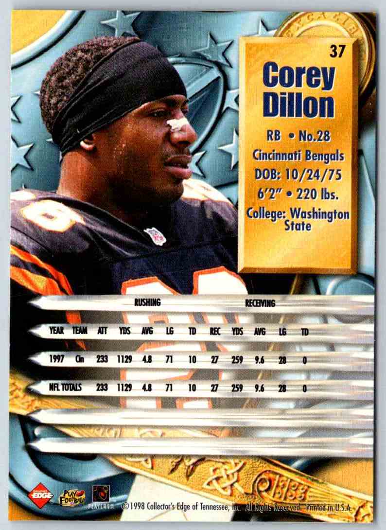 1998 Edge Corey Dillon