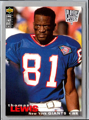1995 Collector's Choice Player's Club Thomas Lewis #235