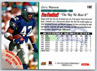 1991 Fleer Ultra Chris Warren #132