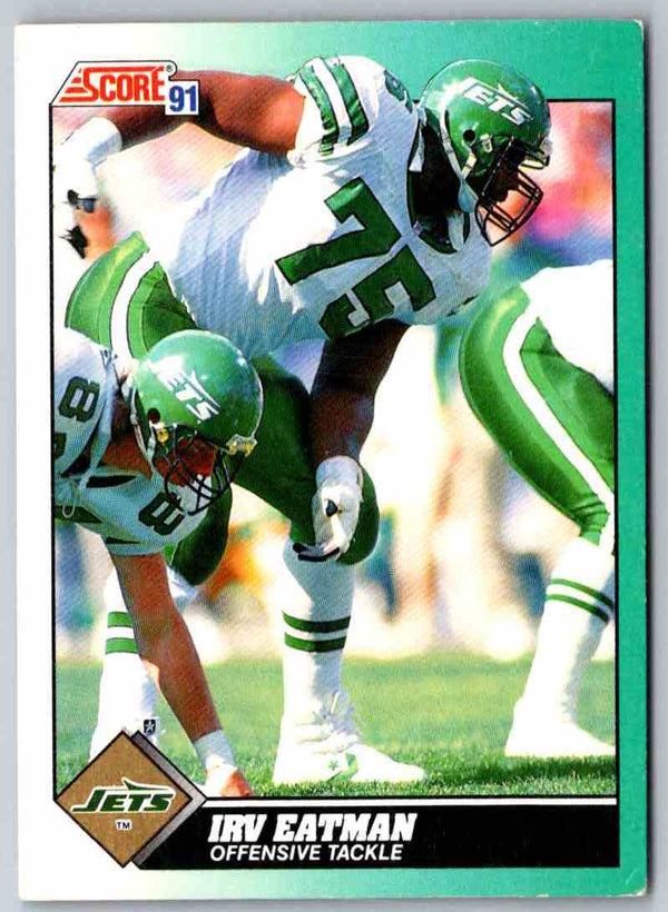 1991 Score Irv Eatman #41T