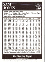 1991 Conlon Collection TSN Sam Jones #140