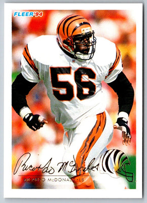 1994 Fleer Ricardo McDonald #82