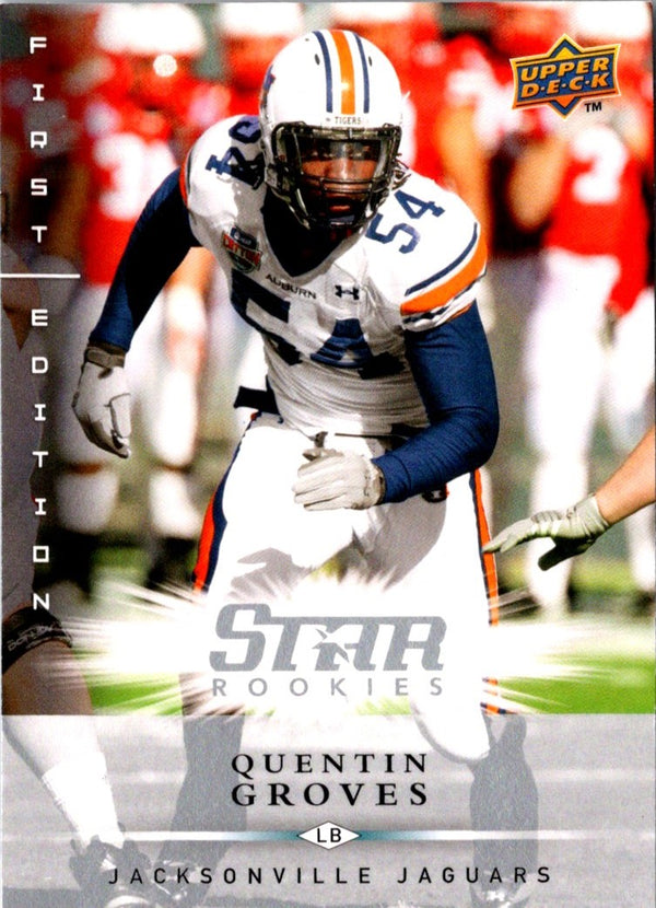 2008 Upper Deck First Edition Quentin Groves #186 Rookie