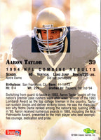 1994 Classic NFL Draft Aaron Taylor #39