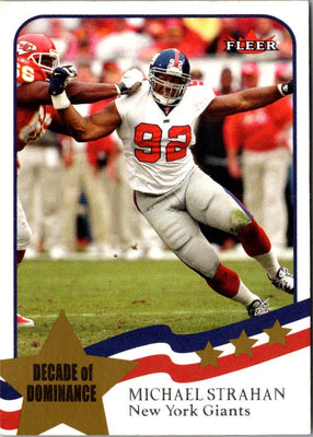 2002 Fleer Tradition Michael Strahan #247