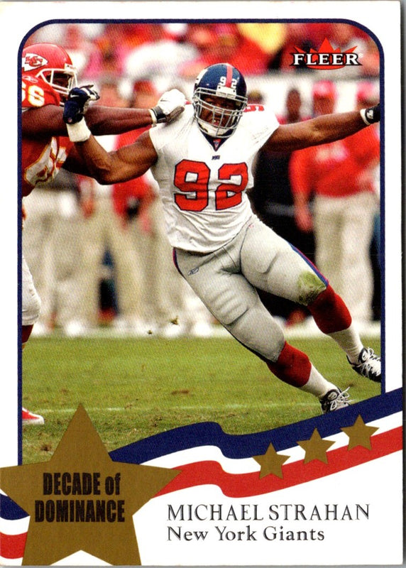 2002 Fleer Tradition Michael Strahan #247