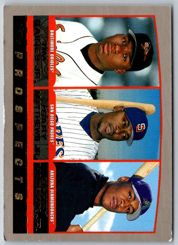 2000 Topps Tim Raines Jr./Gary Matthews Jr./Garry Maddox Jr. #445 Rookie