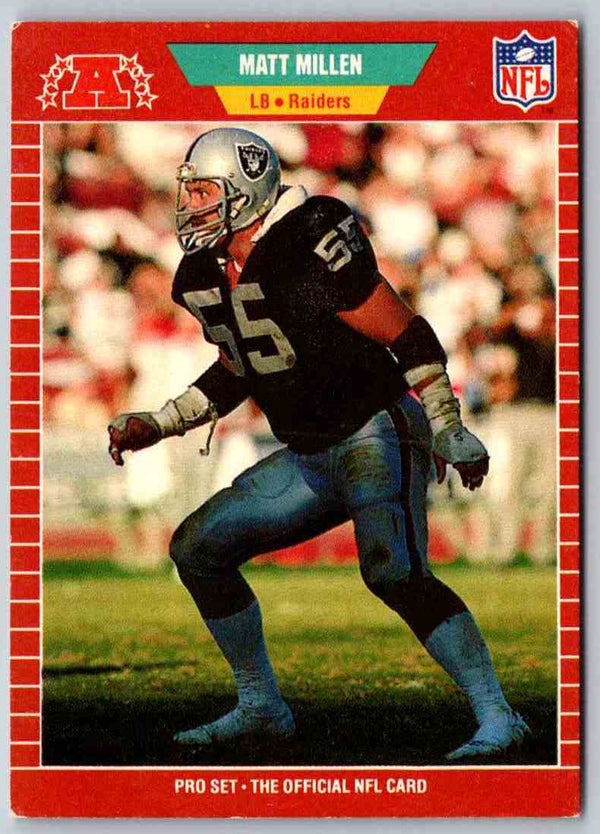 1989 NFL Proset Matt Millen #188