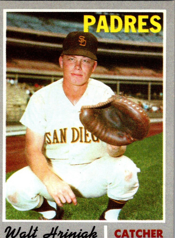 1970 Topps Walt Hriniak #392 EX-MT+