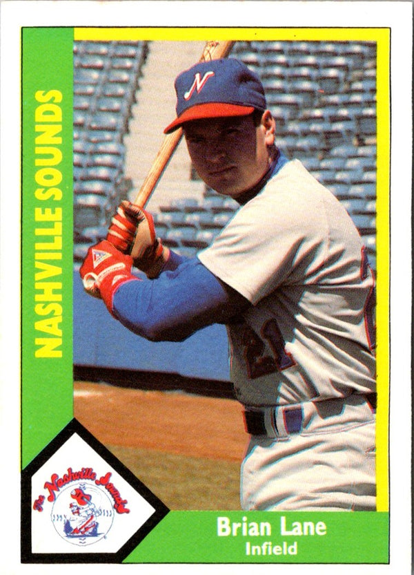 1990 CMC Nashville Sounds Brian Lane #20
