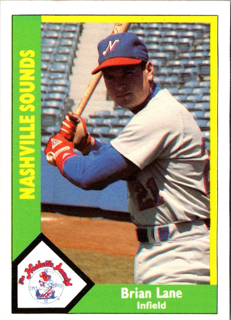 1990 CMC Nashville Sounds Brian Lane