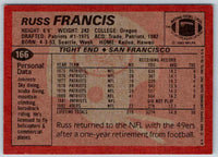 1983 Topps Russ Francis #166