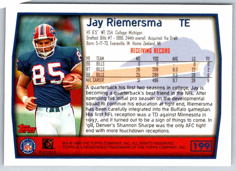 1999 Topps Jay Riemersma