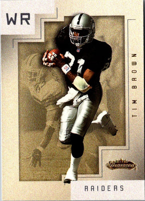 2001 Fleer Showcase Tim Brown #82