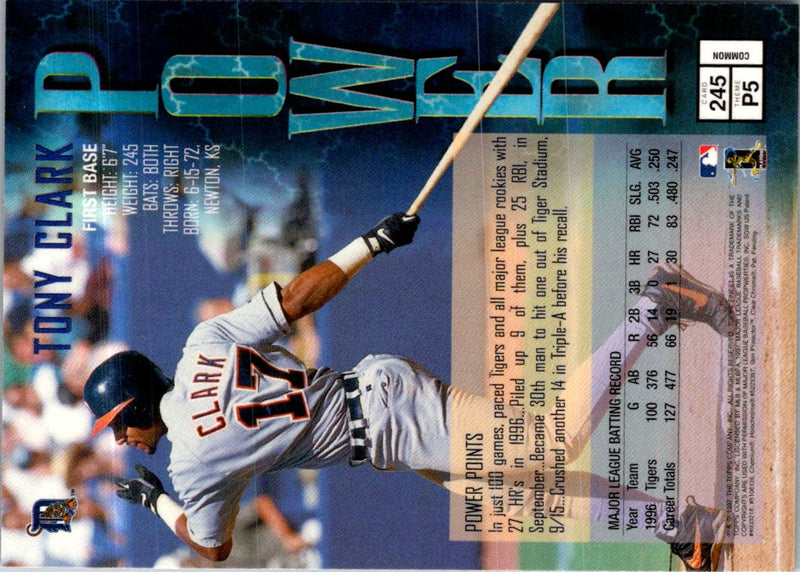 1997 Finest Tony Clark