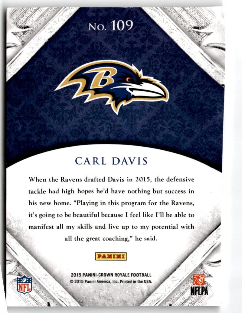 2015 Panini Contenders Carl Davis