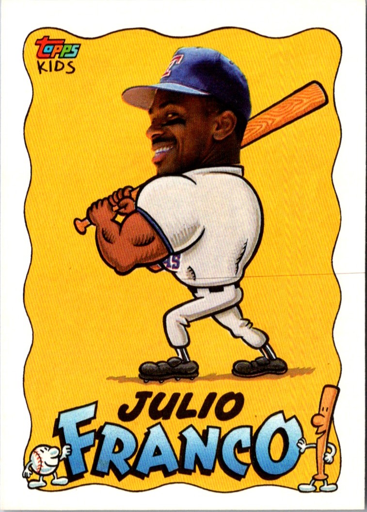 1992 Topps Kids Julio Franco