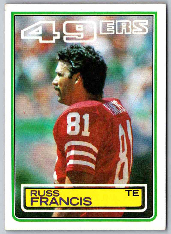 1983 Topps Russ Francis #166