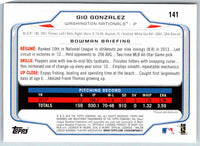 2014 Bowman Gio Gonzalez #141