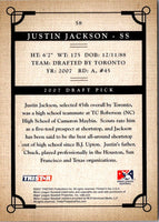 2007 Tristar Prospects Plus Justin Jackson #58