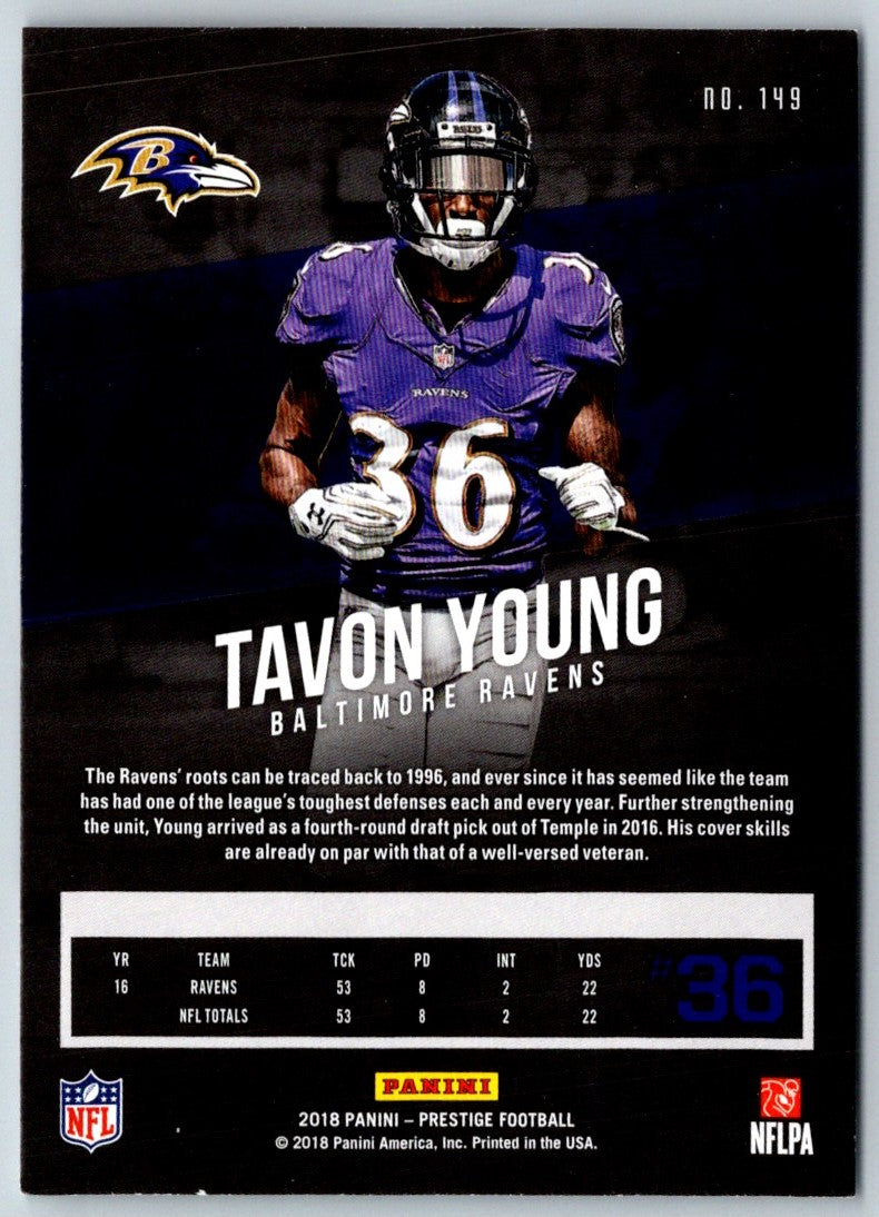 2018 Panini Prestige Tavon Young