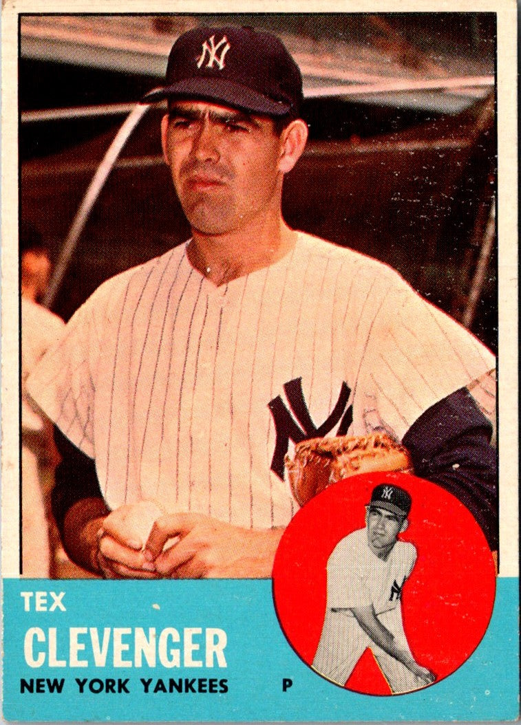 1963 Topps Tex Clevenger