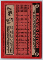 1986 Topps Richard Dotson #612