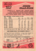 1989 O-Pee-Chee John MacLean #102