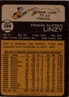 1973 Topps Frank Linzy #286