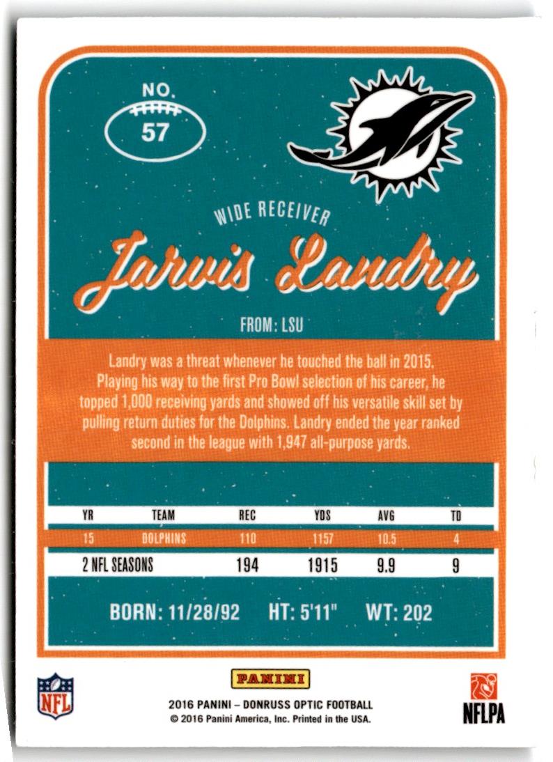 2016 Donruss Jarvis Landry