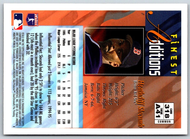 1996 Finest Heathcliff Slocumb
