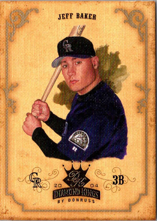 2004 Donruss Diamond Kings Jeff Baker #87