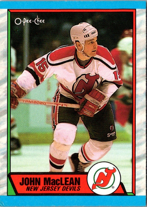 1989 O-Pee-Chee John MacLean #102