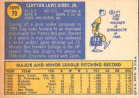 1970 Topps Clay Kirby #79 EX-MT+