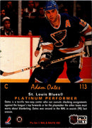 1991 Pro Set Platinum Adam Oates