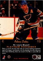 1991 Pro Set Platinum Adam Oates #113
