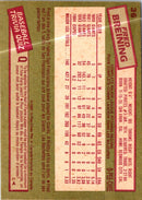 1985 Indianapolis Indians Team Issue Fred Breining