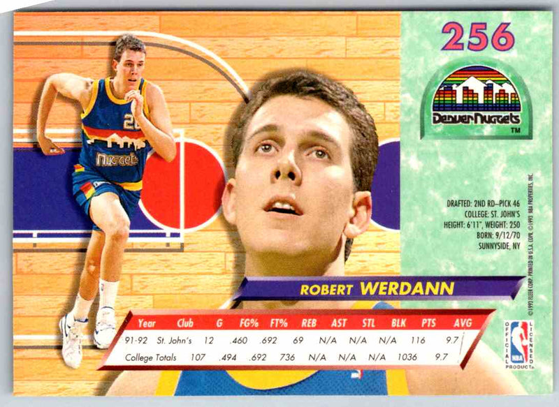 1992 Fleer Ultra Robert Werdann