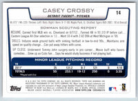 2012 Bowman Casey Crosby #14