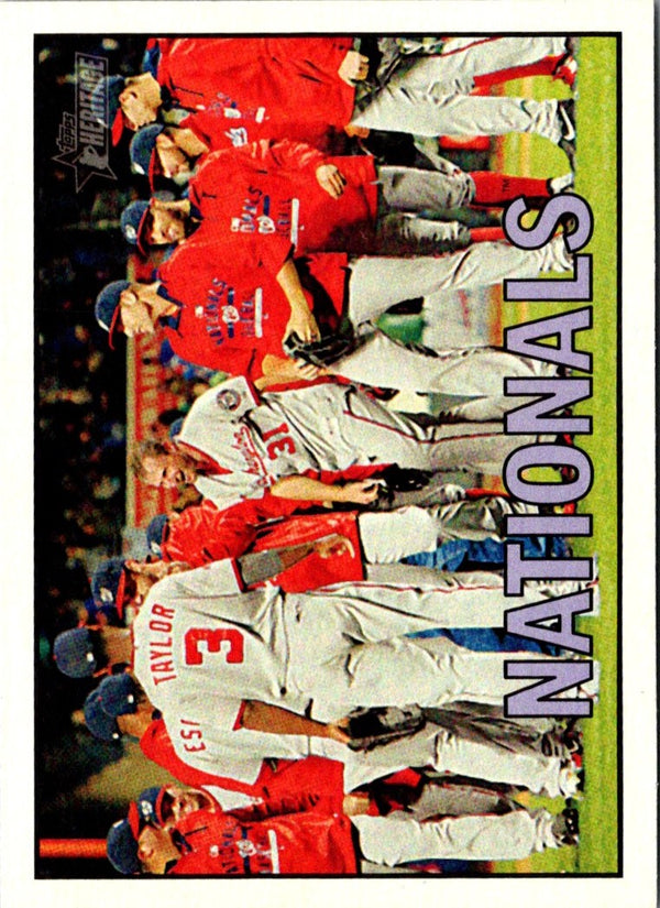 2016 Topps Heritage Washington Nationals #360