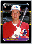 1986 Donruss Tom Foley