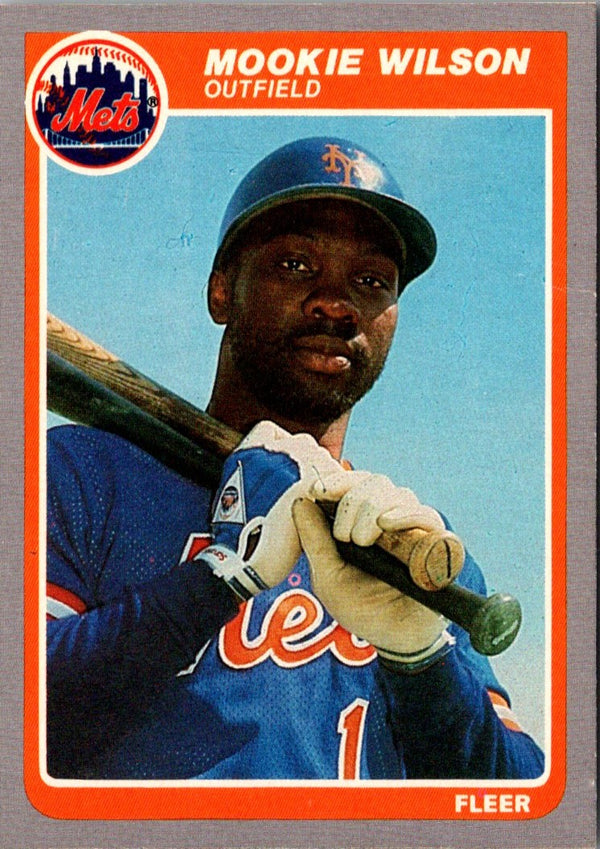 1985 Fleer Mookie Wilson #95