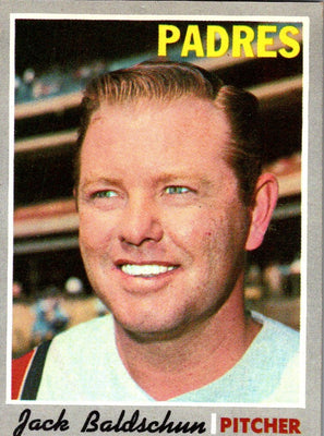 1970 Topps Jack Baldschun #284 EX-MT+
